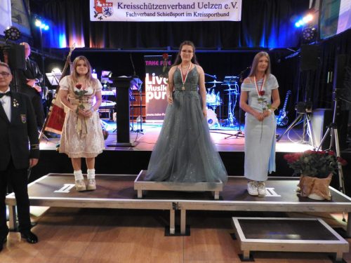 Jugendklasse weiblich (v.l) - Liane Kommert, Mia-Lotta Müller und Liane Haba