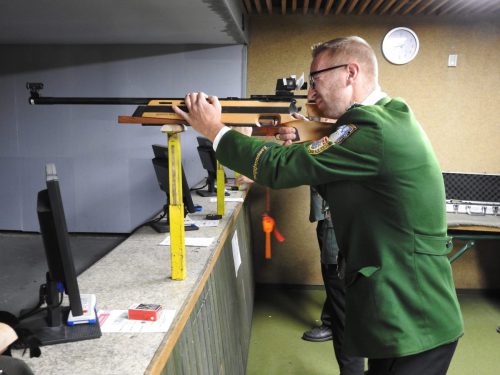 Kreiskönig 2024 Danny Schichter eröffnet das Schießen